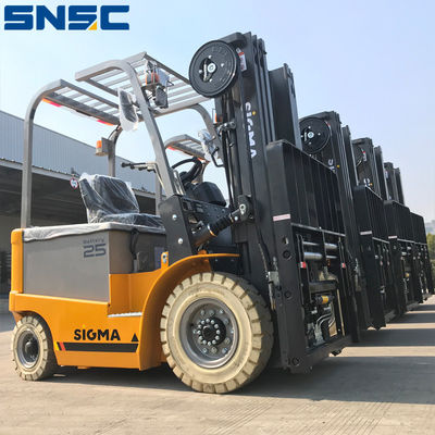 2.5 টন বৈদ্যুতিক ফোর্কলিফ্ট লিফট ট্রাক SNSC বৈদ্যুতিক counterbalance ফোর্কলিফ্ট