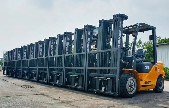 6600LBS 7700LBS ডিজেল ফর্কলিফ্ট প্রস্তুতকারক 3500kg ডিজেল চালিত ফর্কলিফ্ট