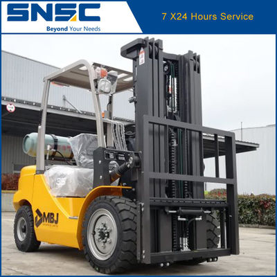 জাপান NISSAN K25 পেট্রল ফোর্কলিফ্ট এসএনএসসি এলপিজি কাউন্টারবেলেন্স ফোর্কলিফ্ট