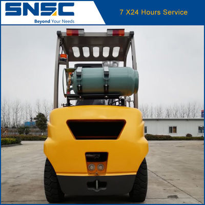 জাপান NISSAN K25 পেট্রল ফোর্কলিফ্ট এসএনএসসি এলপিজি কাউন্টারবেলেন্স ফোর্কলিফ্ট