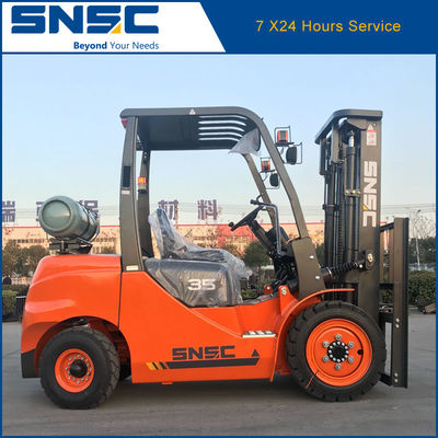 জাপান NISSAN K25 পেট্রল ফোর্কলিফ্ট এসএনএসসি এলপিজি কাউন্টারবেলেন্স ফোর্কলিফ্ট