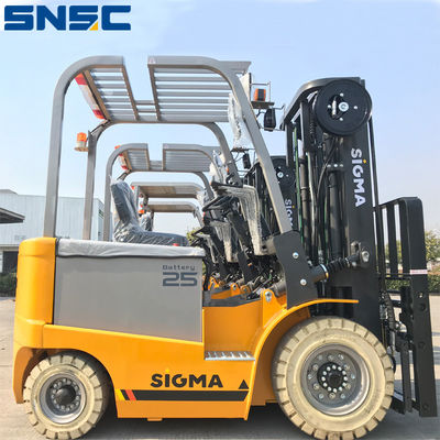 2.5 টন বৈদ্যুতিক ফোর্কলিফ্ট লিফট ট্রাক SNSC বৈদ্যুতিক counterbalance ফোর্কলিফ্ট