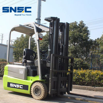 3 চাকা বৈদ্যুতিক ফোর্কলিফ্ট 1.6T 1.8T 2T তিন চাকা ফোর্কলিফ্ট ফুল এসি মোটর