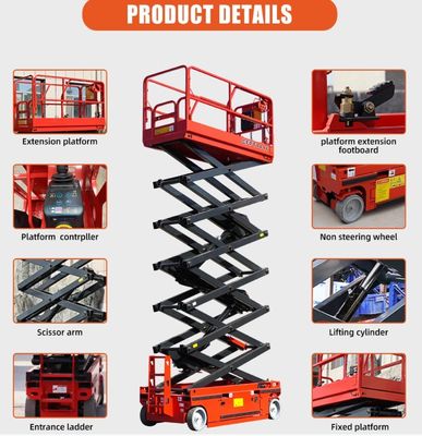 OEM কাঁচা লিফট ওয়ার্ক প্ল্যাটফর্ম 1T - 5T লোড ইলেকট্রিক কাঁচা প্ল্যাটফর্ম